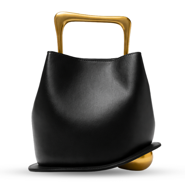 Petra Sculptural Top Handle Bag